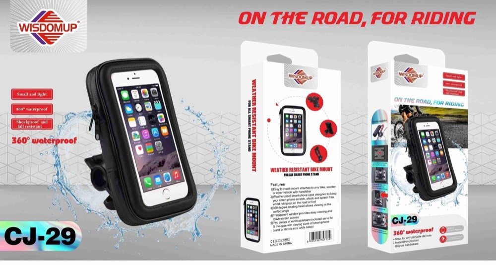 CJ-29 Waterproof Bike Phone Bag Mount