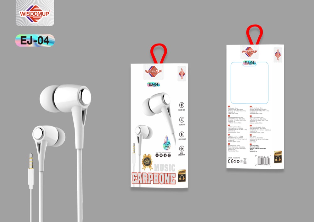 EJ-04 3.5mm Handsfree Earphones