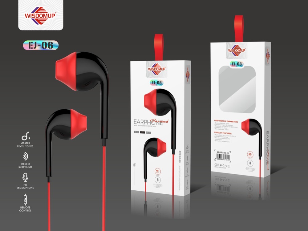 EJ-06 3.5mm Handsfree Earphones