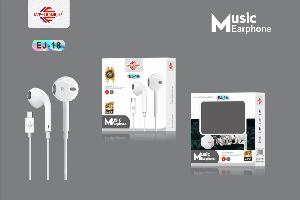 EJ-18 USB-C Handsfree Earphones