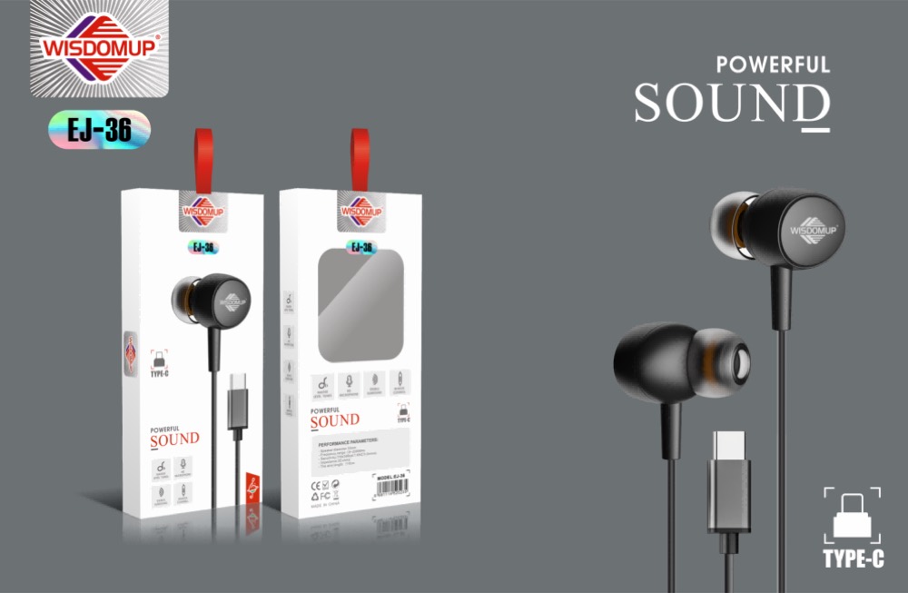 EJ-36 USB-C Handsfree Earphones