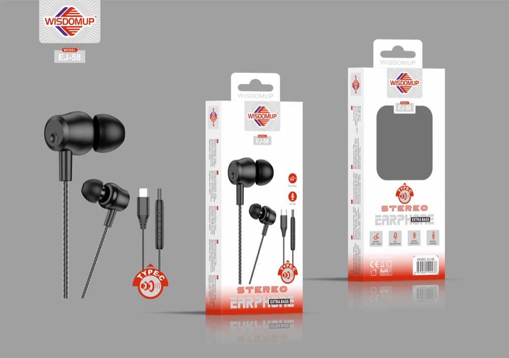 EJ-58 USB-C Handsfree Earphones