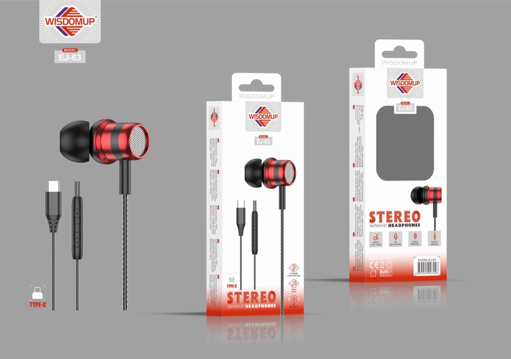 EJ-63 USB-C Handsfree Earphones
