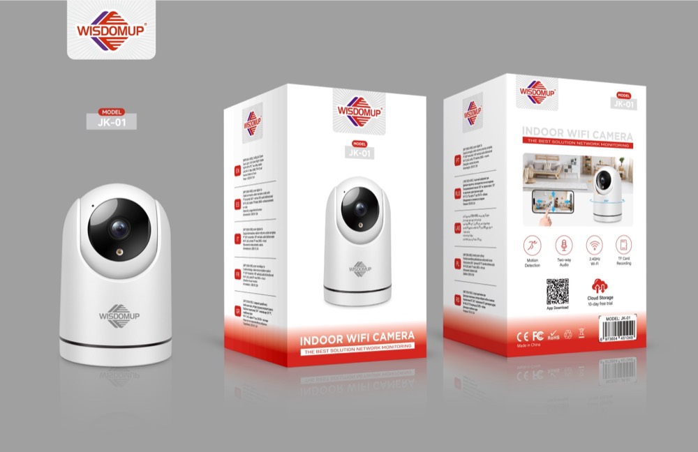 JK-01 2MP Indoor Wi-Fi Pan-Tilt Camera