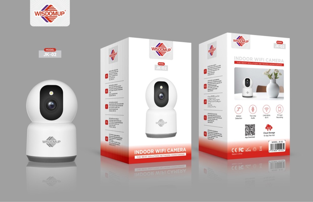 JK-02 5MP Indoor Dual-Band Wi-Fi Pan-Tilt Camera