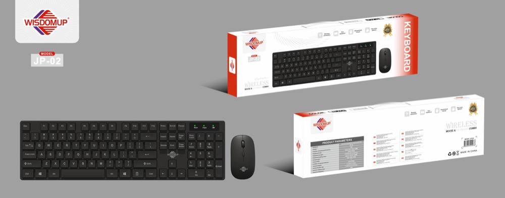 JP-02 Wireless Keyboard & Mouse Set