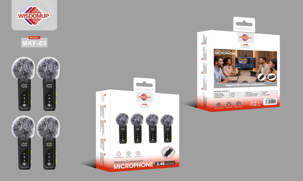 MKF-03 Wireless Clip-On Microphone