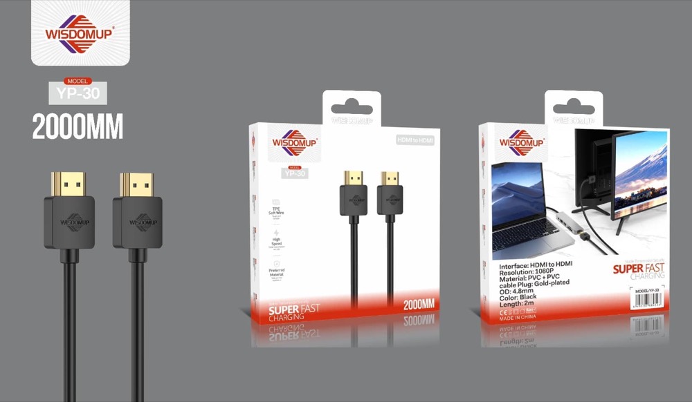 YP-30 HDMI to HDMI Cable